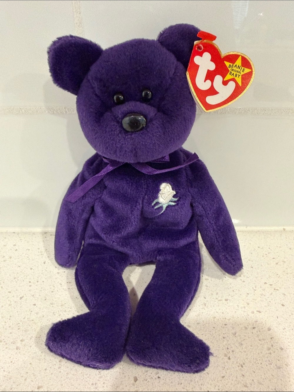 TY Beanie Babies Princess – 1997 Princess Diana Memorial Bear